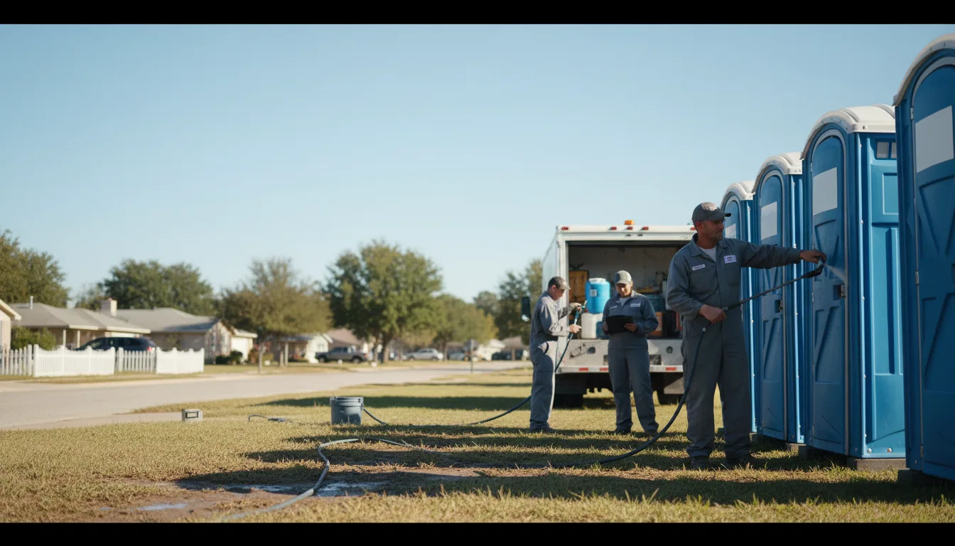Long-Term Portable Toilet Rental in Bunker Hill, IL near me
